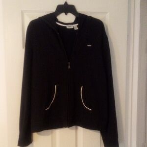 Izod Black Zip-Up Hoodie